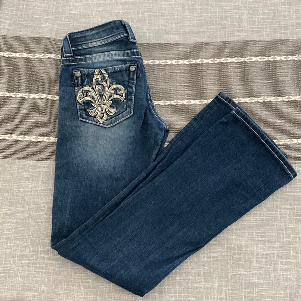 Brand: miss me size: 26 color: dark blue